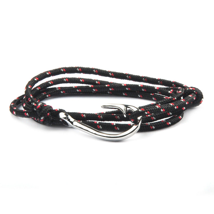 Fashion Hot Multilayer Rope Bracelet hope Anchor Sailor Anchor Bracelets  For Men and  Women Best Gift Hook Bracelet