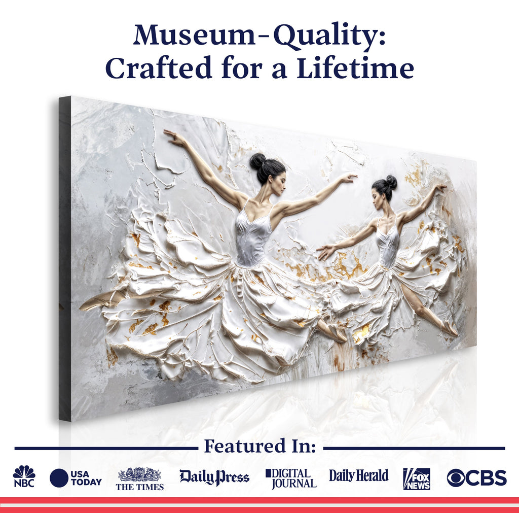 Modern Ethereal Dancers Wall Art