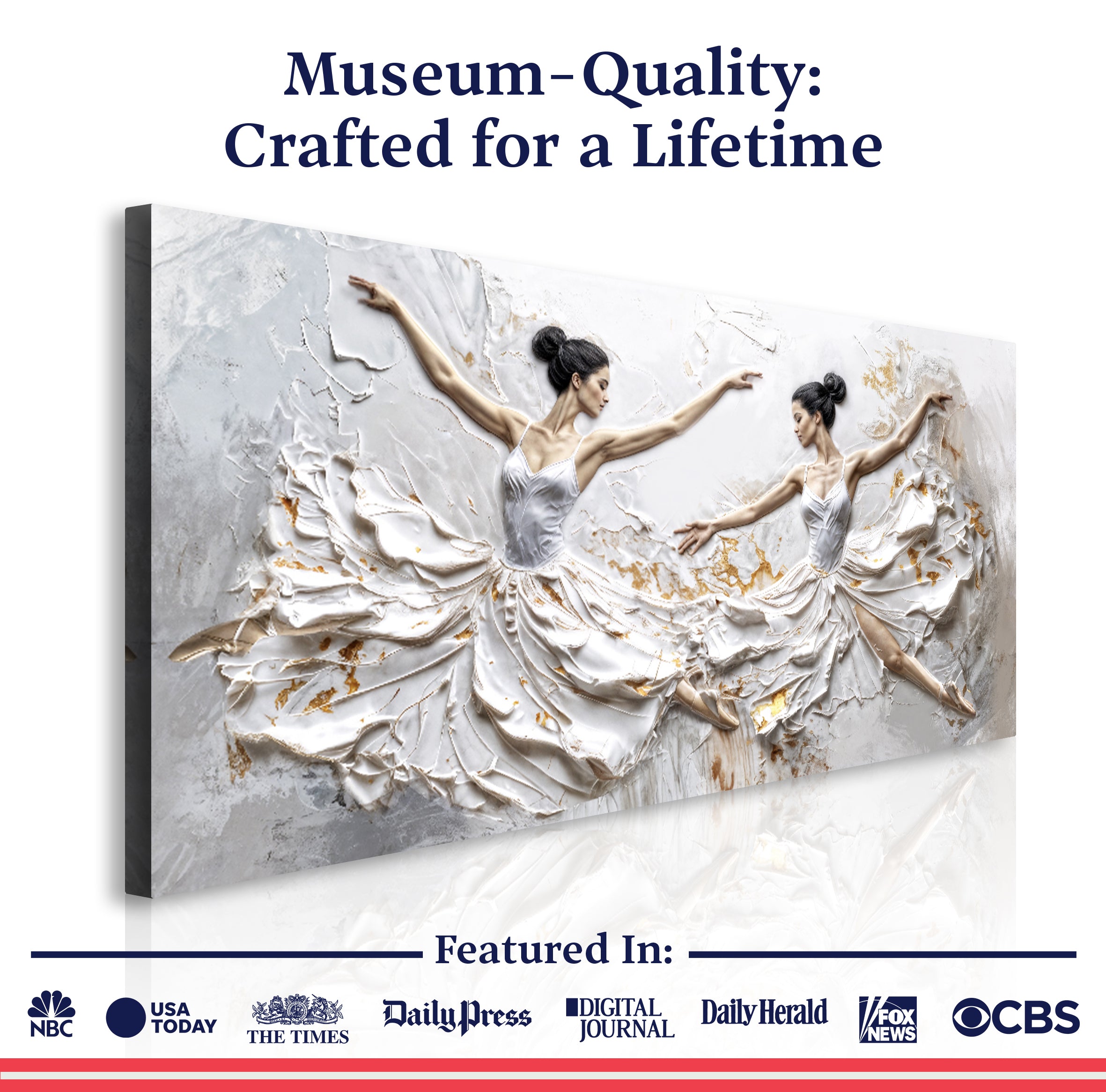 Modern Ethereal Dancers Wall Art