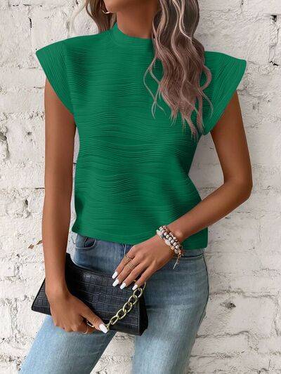 Terri Cap Sleeve Shirt - Lifestyle Haven