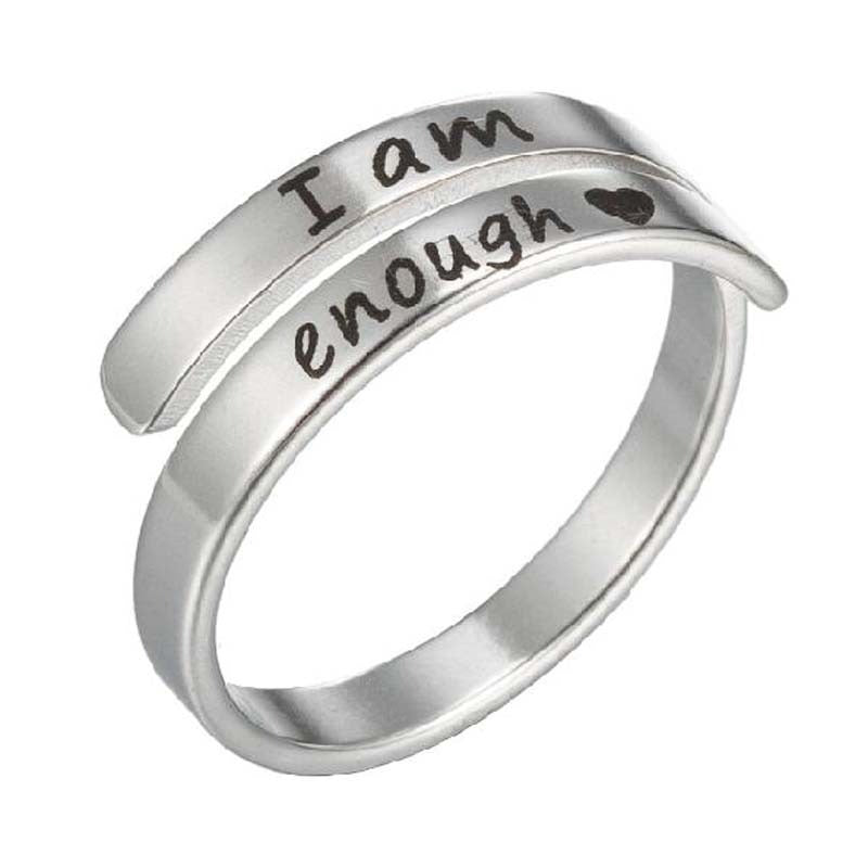 Retro Stainless Steel English Double Ring - Lifestyle Haven
