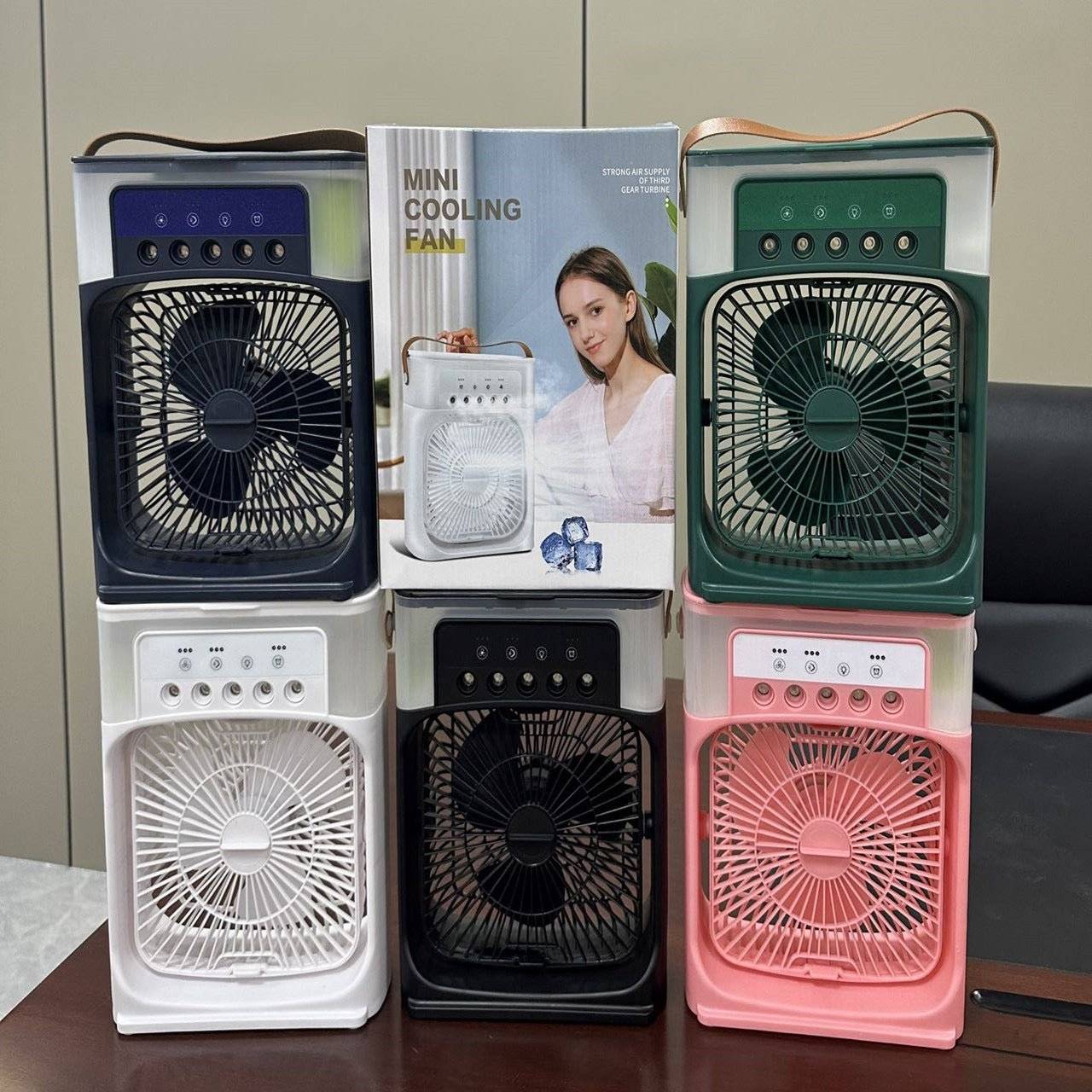 Portable 3-in-1 Air Cooler Fan – Mini AC for Room, Office & Car | Fast Cooling + Humidifier | Ships from USA 🇺🇸 | TikTok & Amazon Hot Seller! - Lifestyle Haven