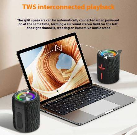 Magnetic Split Bluetooth Subwoofer Speaker – High-Fidelity Portable Audio - Lifestyle Haven