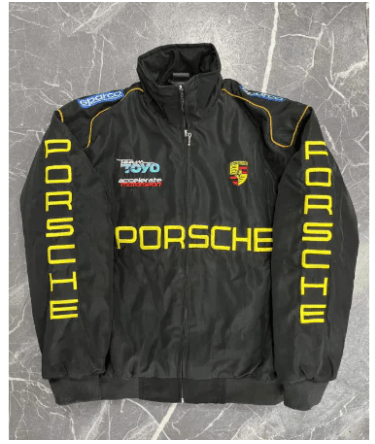 F1 Racing Jacket - Vintage Style Embroidered Outerwear - Lifestyle Haven