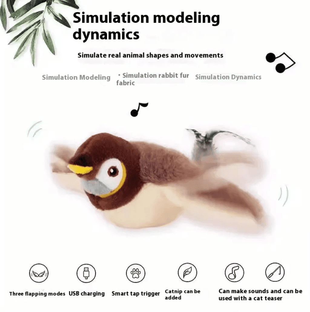 Plush Bird Pet Toy - Lifestyle Haven