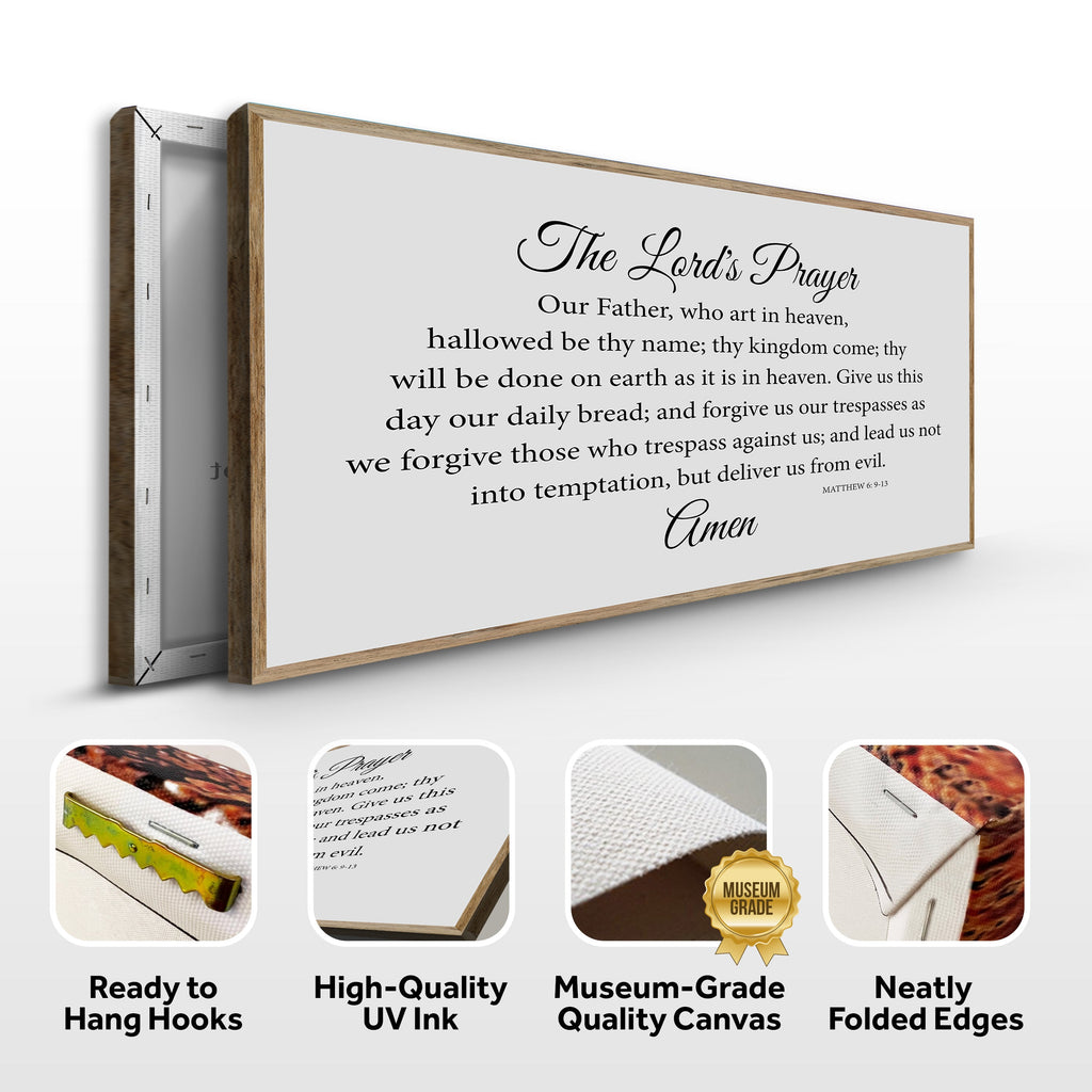 The Lord's Prayer Faith Sign