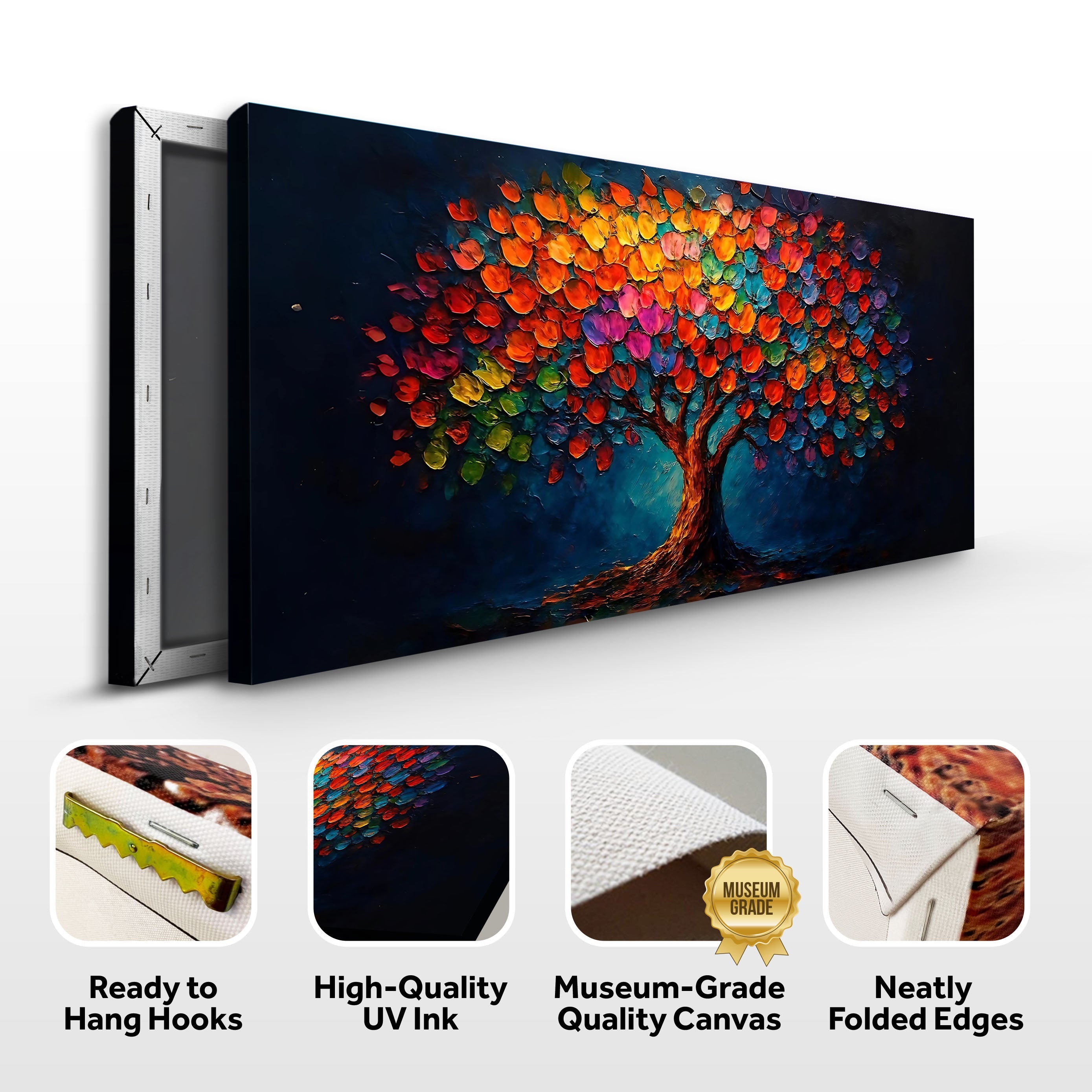 Rainbow Bloom Wall Art