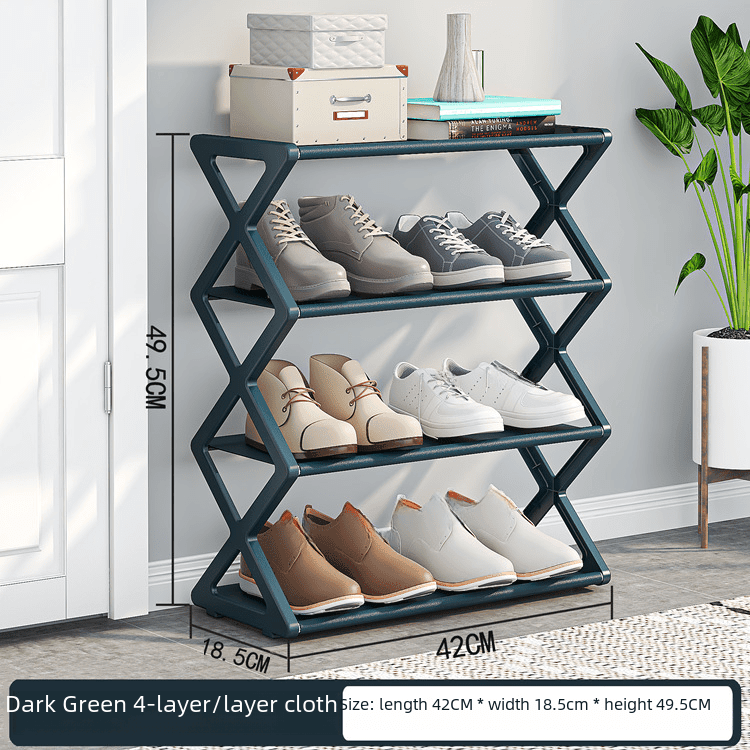 X-Type Multi-Functional Shoe Rack With Two Layers - Lifestyle Haven