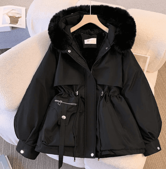 Women's Slimming Hooded Cotton-Padded Jacket - Lifestyle Haven