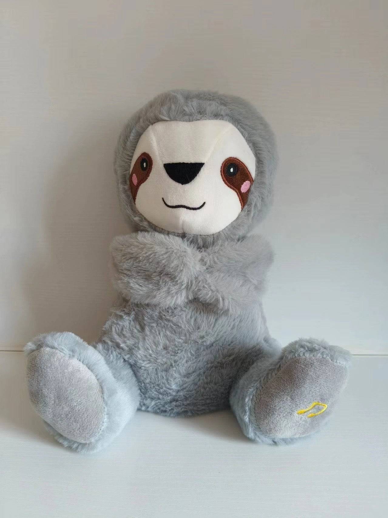 Sound Machine Soothe 'n Snuggle Otter Portable Plush Baby Toy with Sensory Details Music Lights & Rhythmic Breathing Motion - Lifestyle Haven