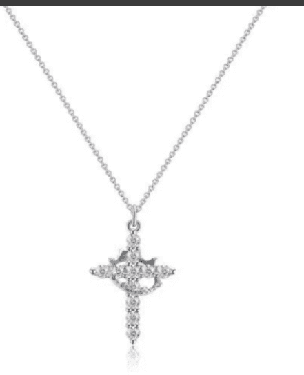 Crown Cross Necklace - Lifestyle Haven