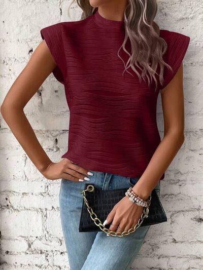 Terri Cap Sleeve Shirt - Lifestyle Haven