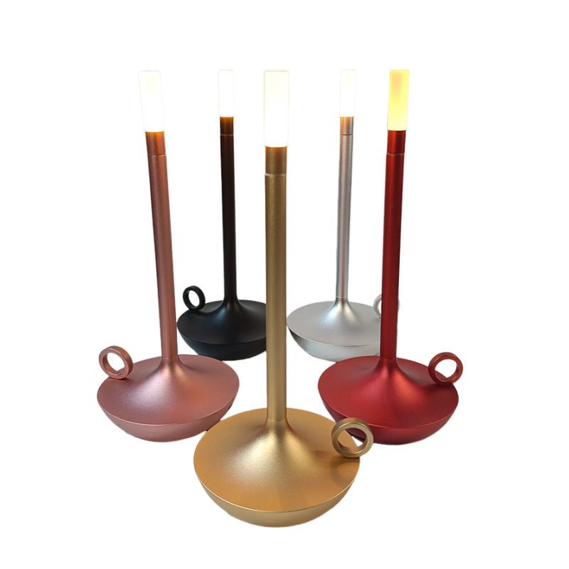 Modern Minimalist LED Vintage Candle Table Lamp - Lifestyle Haven