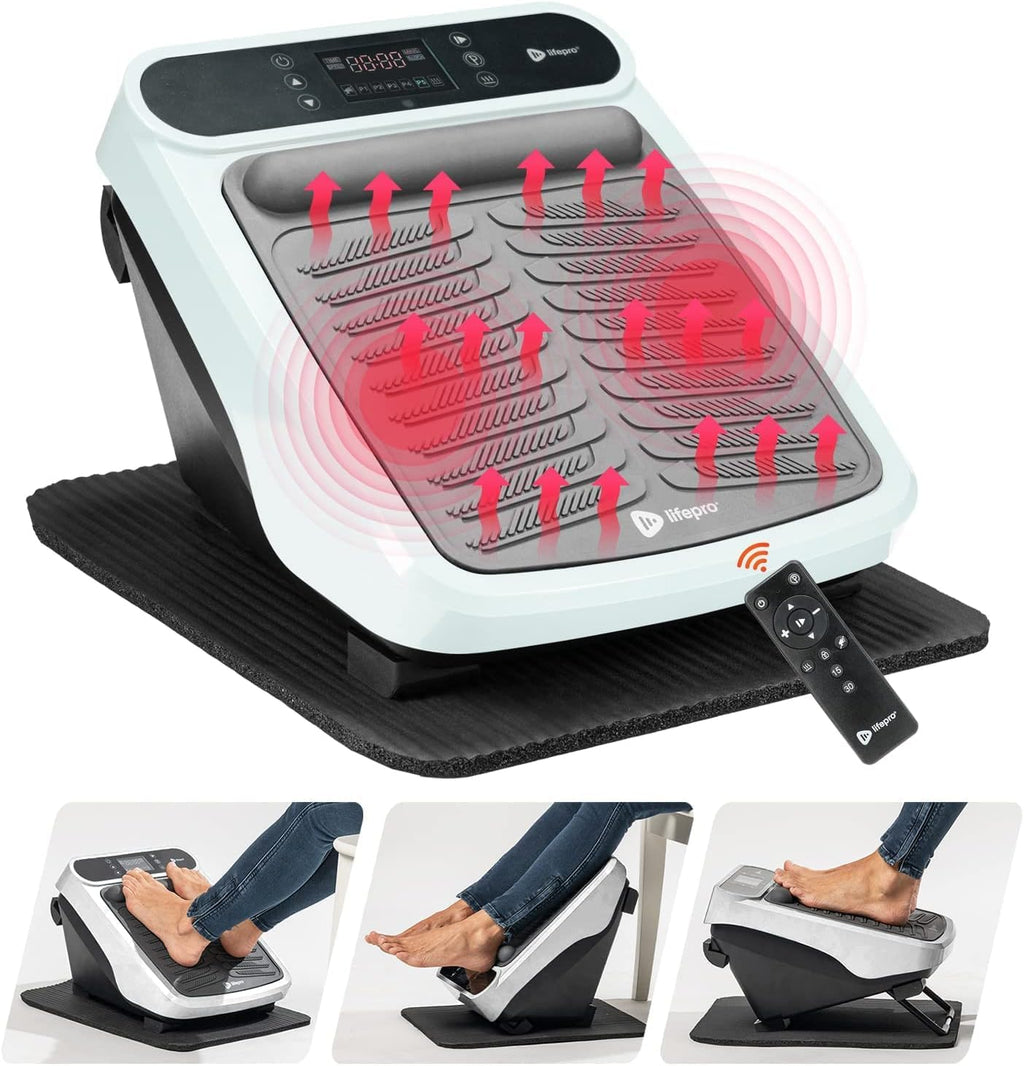LifePro Foot Massager for Relaxing Calf & Foot Therapy - Vibrating Foot Massage Circulation Machine for Legs and Feet with Heat Combo -Under Desk Foot Massager for Pain Relief and Circulation of Blood - Lifestyle Haven