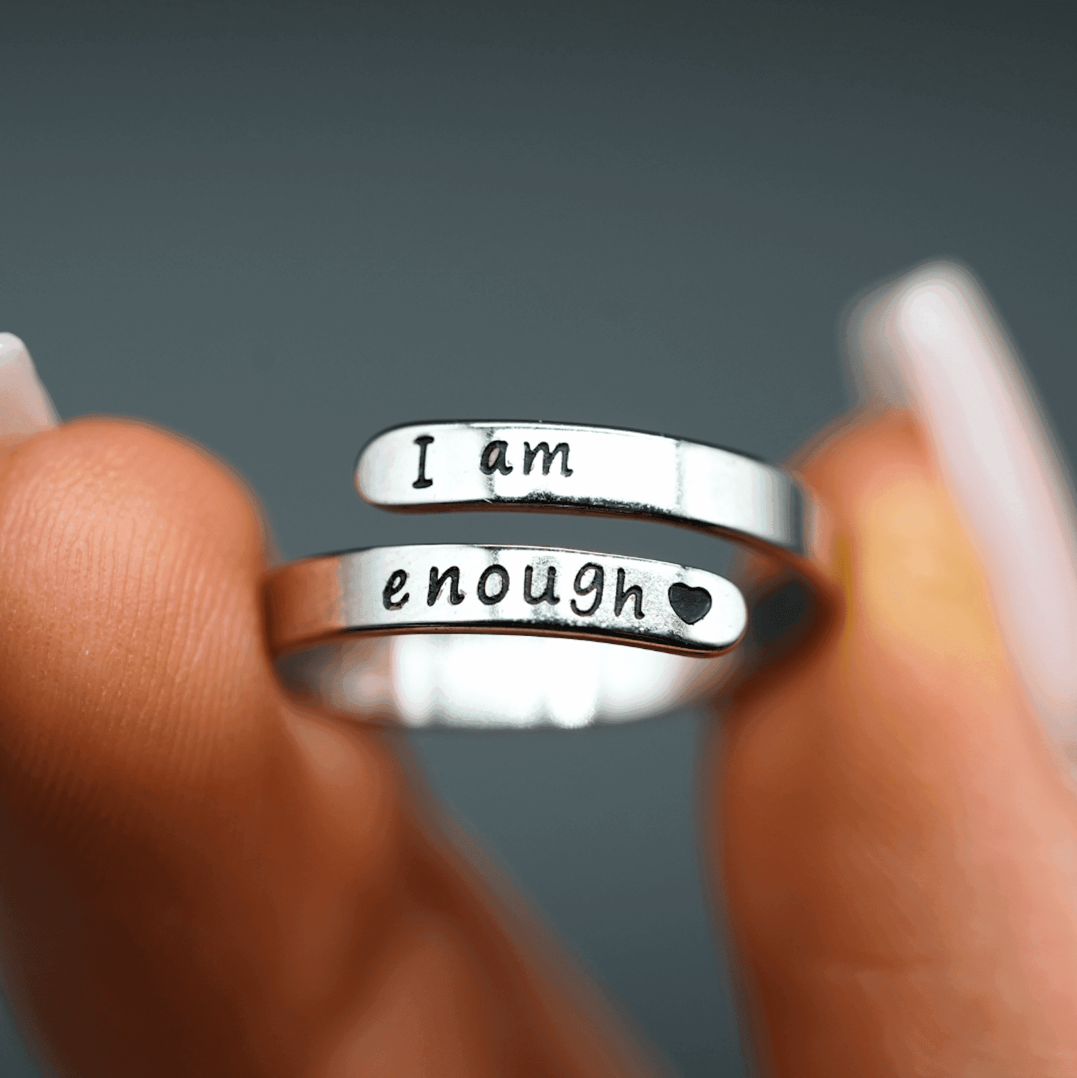I Am Enough Ring - Lifestyle Haven