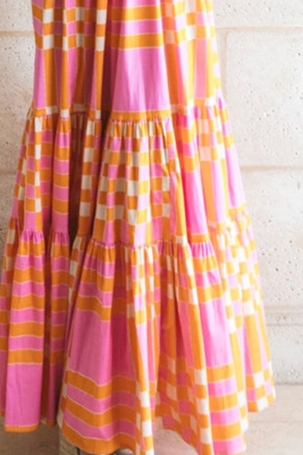 Girls Charming Color Block Tie Shoulder Dress Elegant & Playful Summer Style by Stevvex