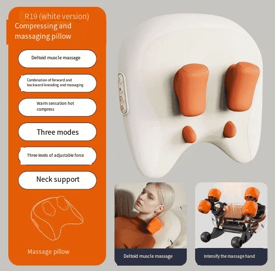 Neck & Shoulder Massage Pillow - Lifestyle Haven