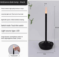 Modern Minimalist LED Vintage Candle Table Lamp - Lifestyle Haven