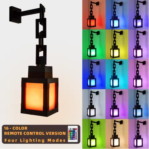 Pixel Style RGB Lantern Light - Lifestyle Haven