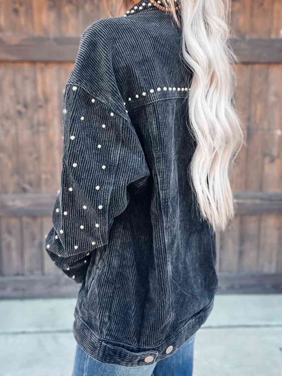 Women’s Collared Neck Button-Down Jacket For Casual and Everyday Use Elegant Simple Jacket by Stevvex