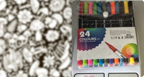 DIY Coloring Blanket With Markers - Lifestyle Haven
