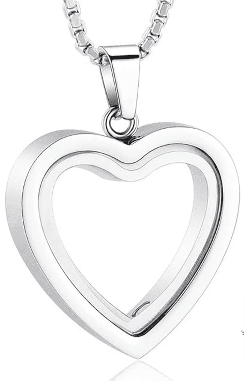 Heartfelt Remembrance: Stainless Steel Heart-Shaped Cremation Pendant - Lifestyle Haven
