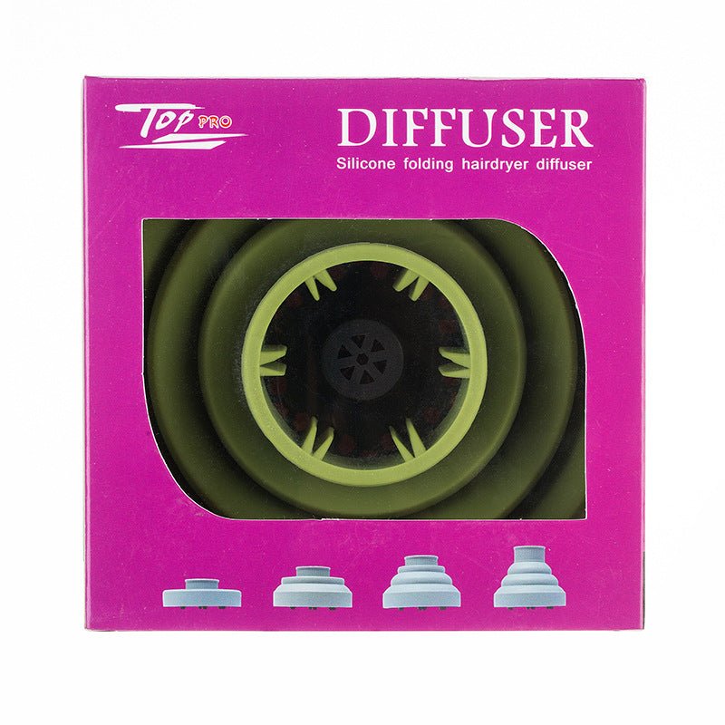 Silicone Folding Diffuser For Hair Drying And Styling - Lifestyle Haven