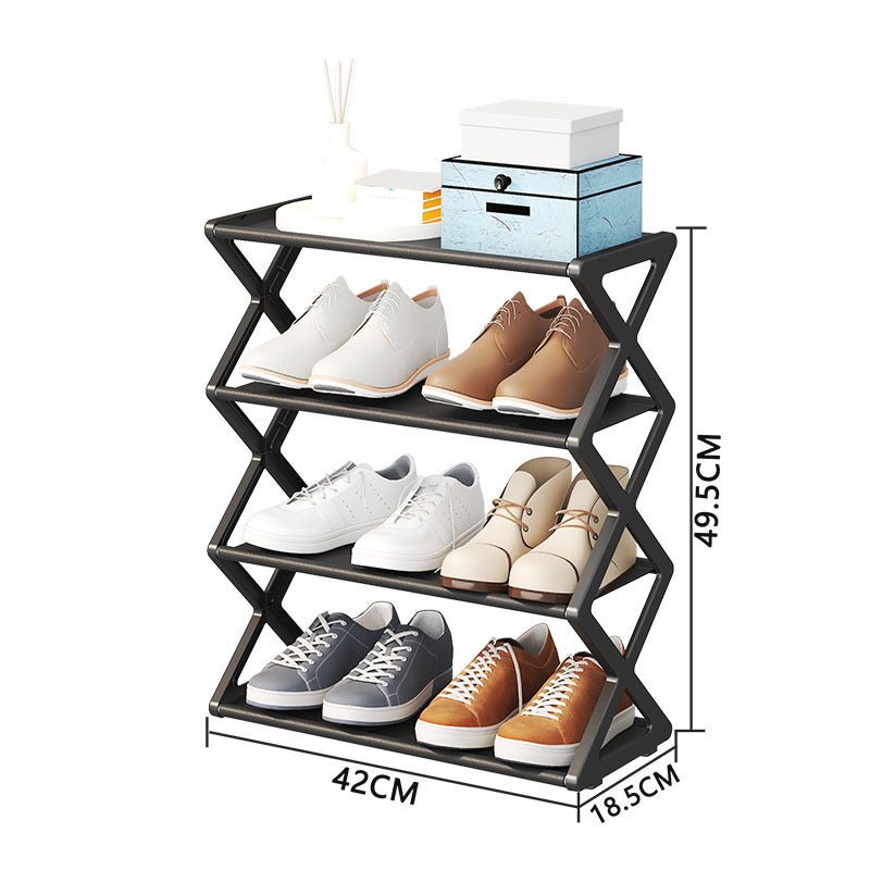 X-Type Multi-Functional Shoe Rack With Two Layers - Lifestyle Haven