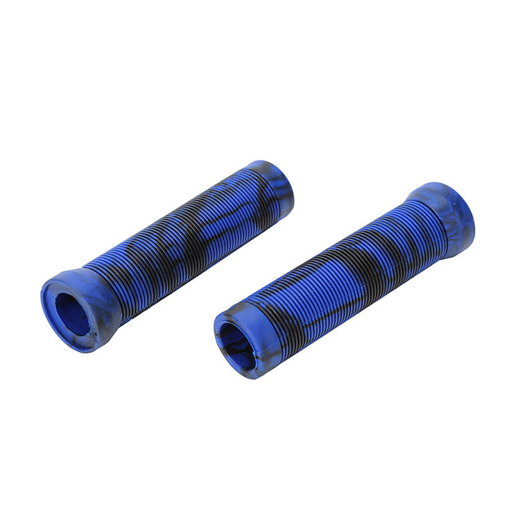 Durable Anti Slip Scooter Grips Soft Bike Handlebar Grips Anti-Slip Bicycle Grips Freestyle Cycling Grips Race Mountain Bike Handlebar Grips Single Lock-On Ring Collar Bicycle Handle Bar