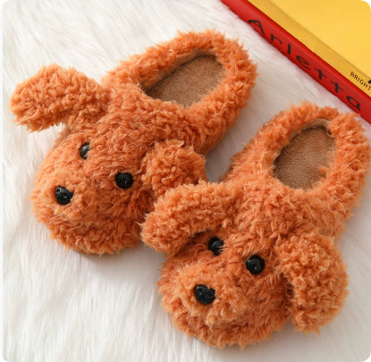 Couples Winter Pack Heel Cotton Shoes Women's  Mens Slipper Winter Shoes New Fashion Casual Fur Plush Slides Winter Slippers For Women House Slippers Fluffy Soft Comfy Fuzzy Slippers Faux Fur Plush Anti-Skid Slippers