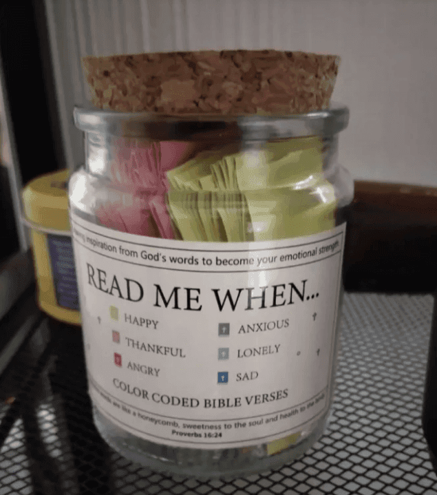 Bible Verses In A Jar - Lifestyle Haven