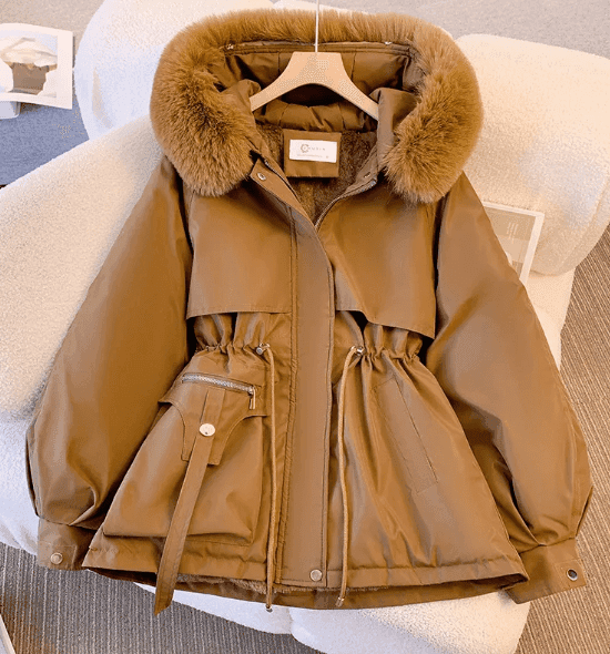 Women's Slimming Hooded Cotton-Padded Jacket - Lifestyle Haven