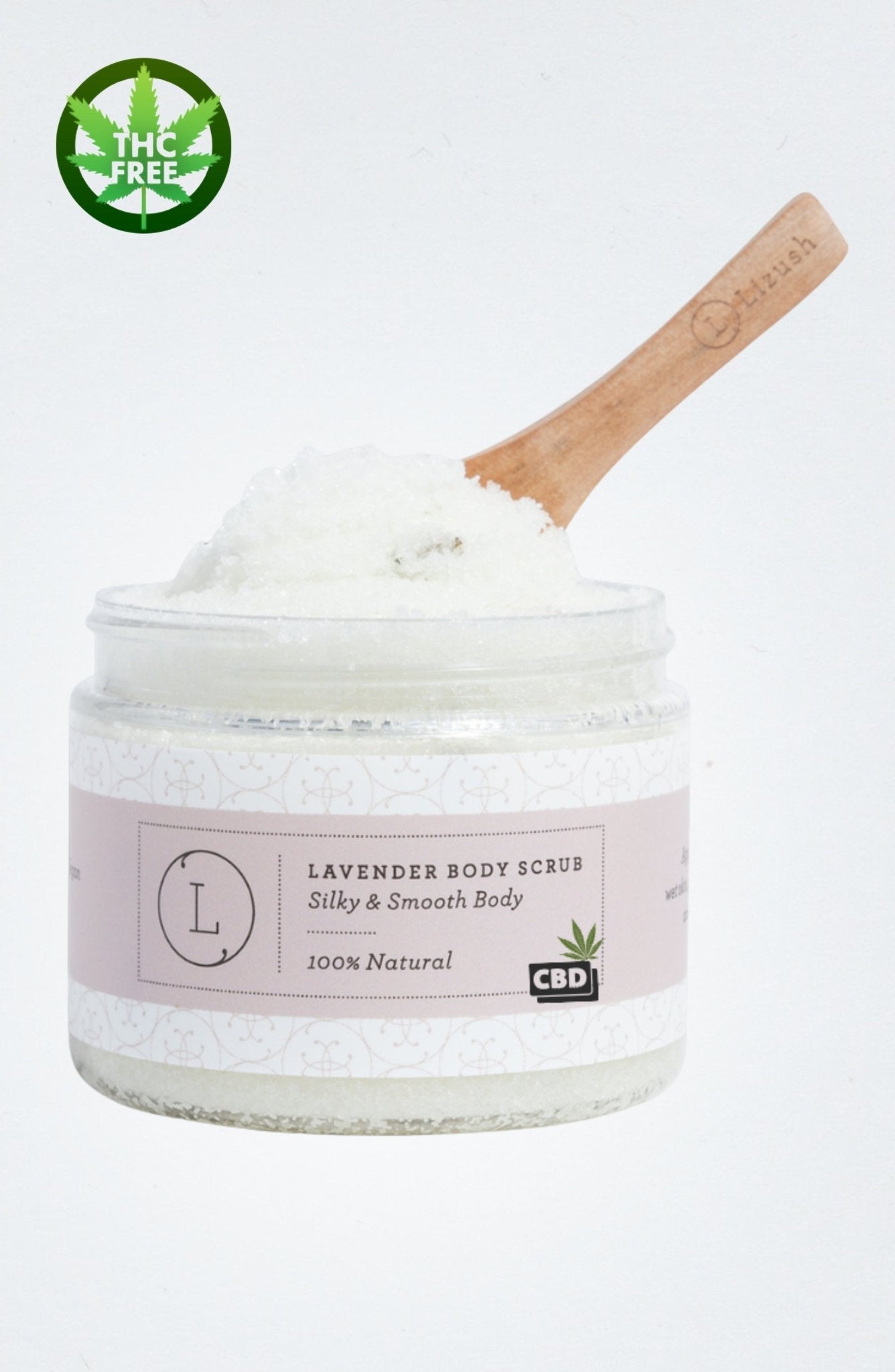 CBD Lavender Body Scrub with CBD, Natural Body Salt Scrub (THC free) - Lifestyle Haven