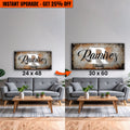 Upgrade Your 48x24 Inches 'Family' (Style 3) Canvas To 60x30 Inches