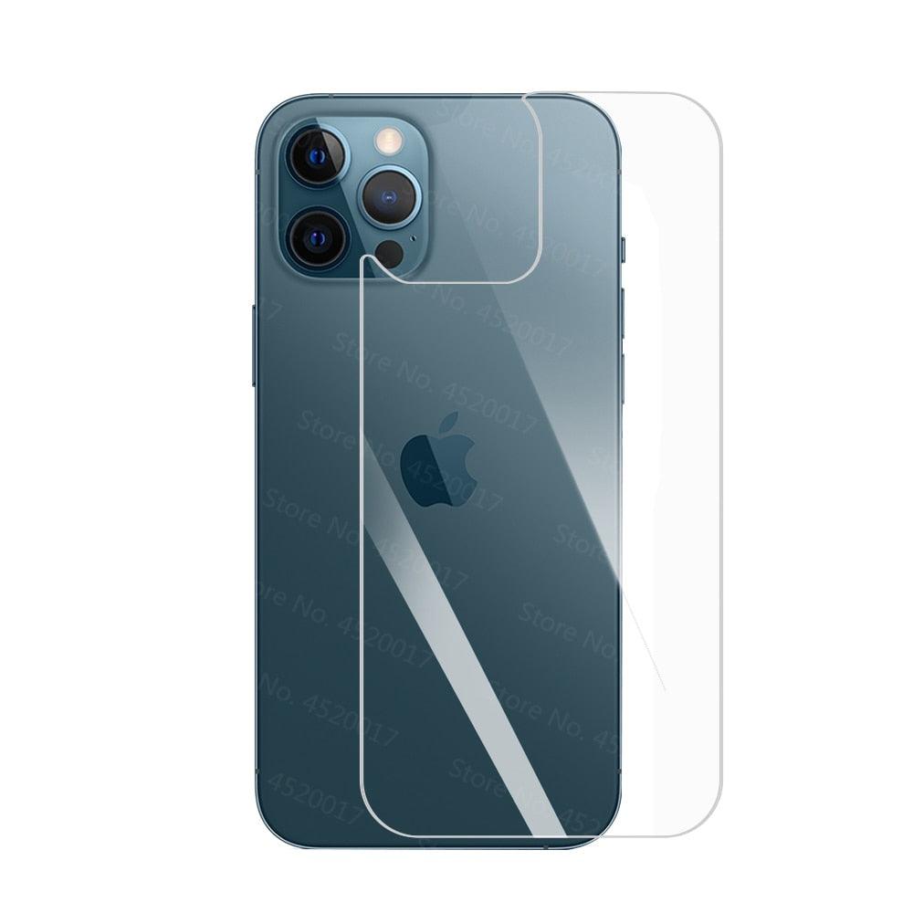 Back Tempered Glass For Iphone 12 11 13 Pro Max Xs Max Xr X 14 Pro Max Screen Protector Glass For Iphone 7 8 6 6s Se 13 12 Mini Anti-scratch Back Screen Guard For Iphone by Stevvex