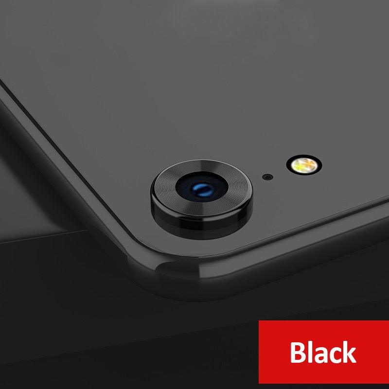 Camera Cover Anti-Scratch Tempered Glass Film For iPhone XR Camera Lens Protector Ring Plating Aluminum For iPhone XR Camera Case Cover Ring Protection by Stevvex