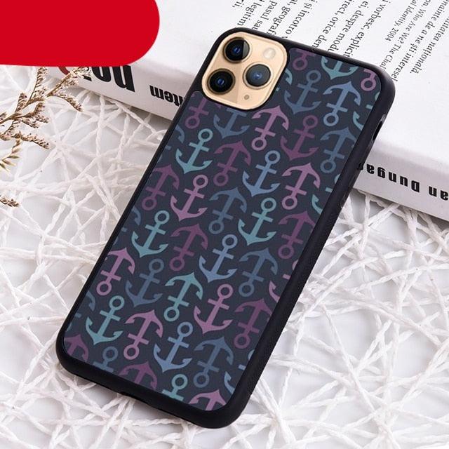 Blue Boat Anchor Printing Drawing Protection Phone Case For Iphone 14 Se 6 7 8 Plus Xr Xs 11 12 13 Pro Max Galaxy S21 22 Silicone Case Toy Story Protective Cover For Iphone by Stevvex