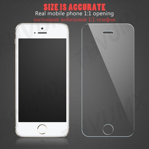 100D Transparent Tempered Glass For iPhone 7 8 6 6S Plus Glass Screen Protector On iPhone 5 5C 5S SE 2020 Glass Protective Film Tempered Glass Screen Protector by Stevvex