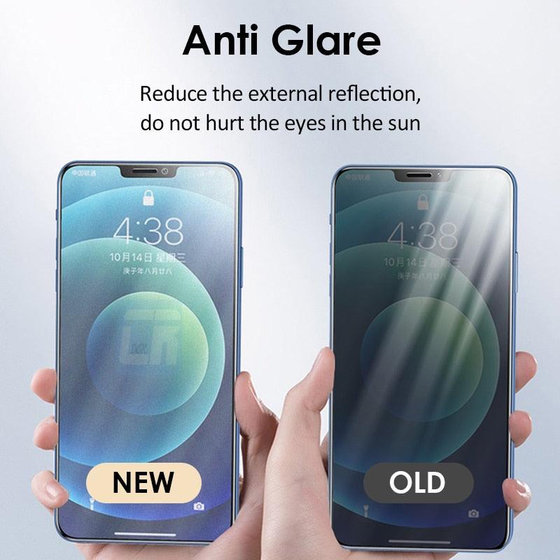 Full Cover Matte Screen Protector for iPhone 13 Pro 12 Mini 11 Tempered Glass On iPhone 12 11 pro X XS Max XR Protective Glass HD Tempered Glass Anti Scratch Screen Protector by Stevvex