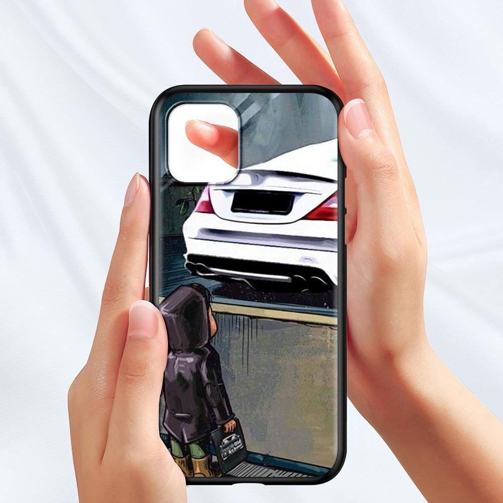 Best Phone Case For Iphone 14 11 13 12 Pro Max Mini X Xs Xr 6 6s 7 8 Plus Boy Sport Car Protective Flexible Soft Tpu Clear Phone Case by Stevvex