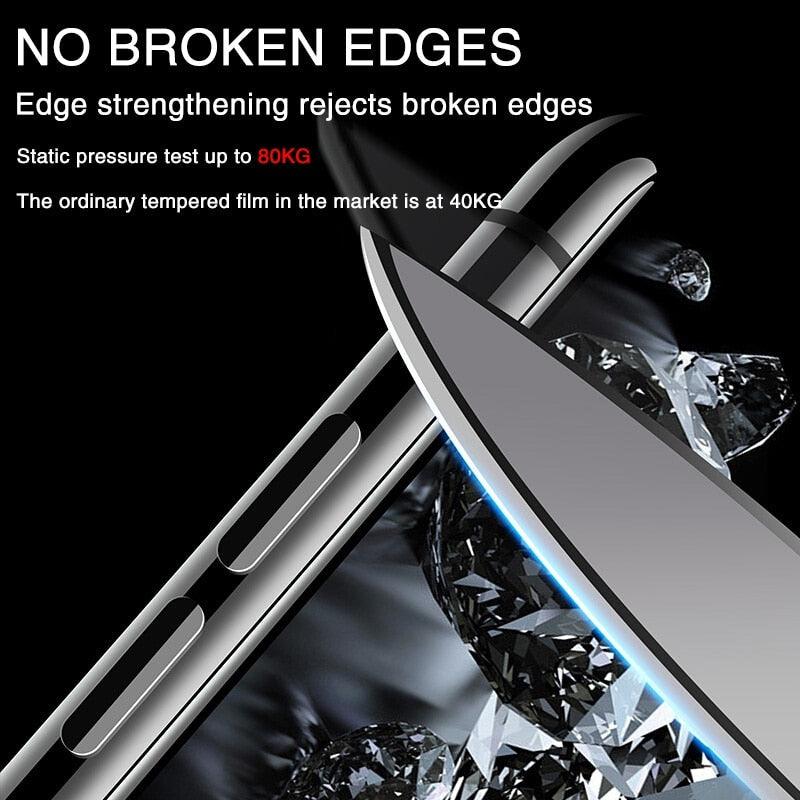 9999D New Glass For iPhone SE 2020 Screen Protector For iPhone 7 8 6 6S Plus 11 Pro X XR XS MAX Tempered Glass On iphone SE 2020 Tempered Glass Film Easy Installation Screen Protector by Stevvex