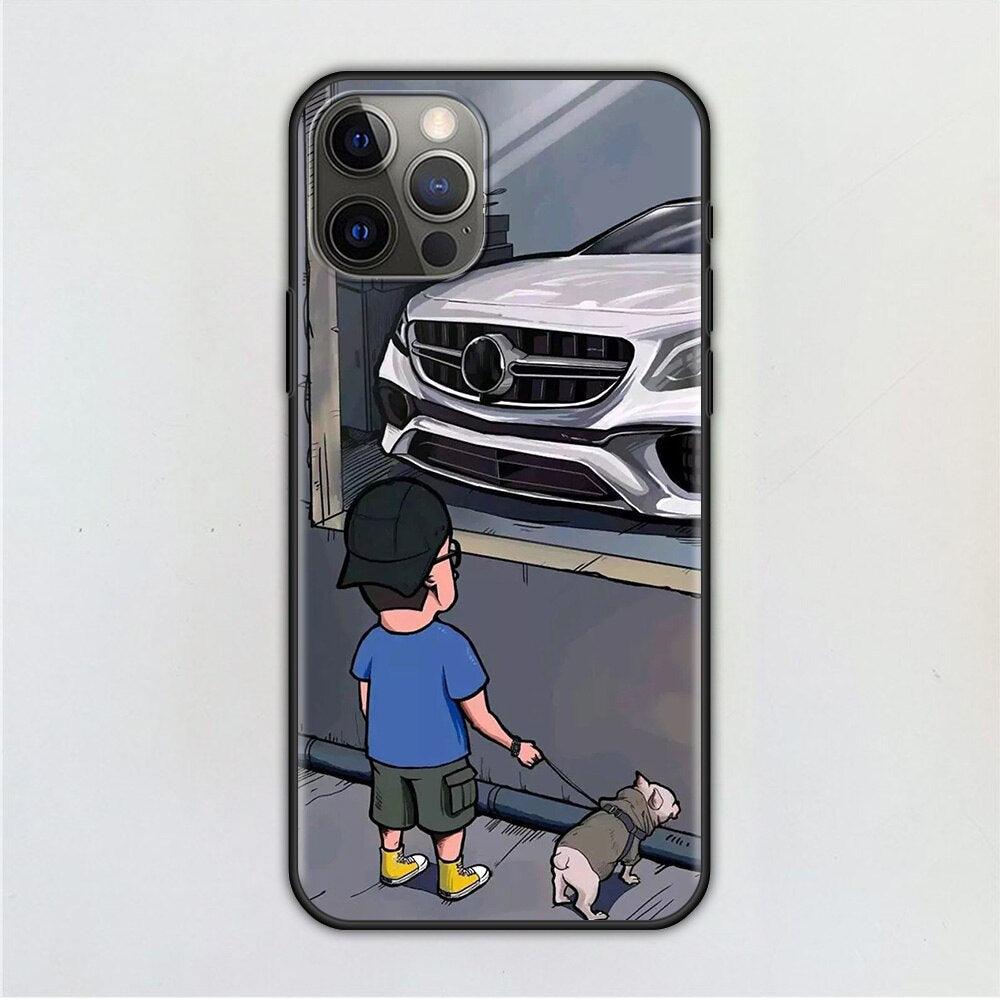 Best Phone Case For Iphone 14 11 13 12 Pro Max Mini X Xs Xr 6 6s 7 8 Plus Boy Sport Car Protective Flexible Soft Tpu Clear Phone Case by Stevvex