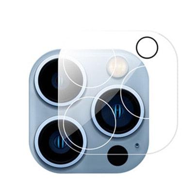 Colourful Tempered Glass Protective Film For iPhone 13 12 11 Pro Max Back Cover Camera Lens Screen Protector For iPhone 13 Mini Camera Lens Protective Lens Film by Stevvex