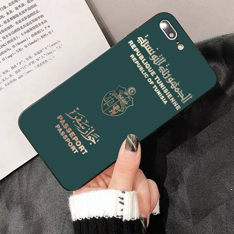 Fashion Passport Phone Case For Iphone 13 8 7 6 6s Plus X 5s Se 2020 Xr 11 12 Pro Xs Max Soft Cover Silicone Bumper Case by Stevvex