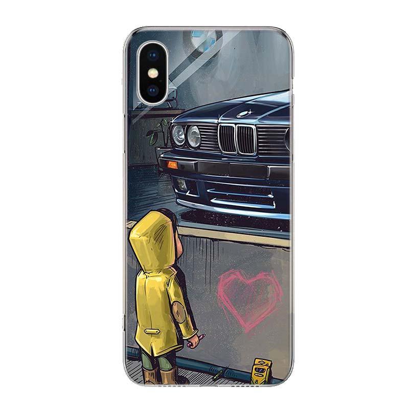 Boy See Sports Car Drift Phone Case For Iphone 14 11 12 13 Pro Max Xr X Xs Mini 8 7 Plus 6 6s Se 5s Soft Silicone Gel Cover For Iphone by Stevvex