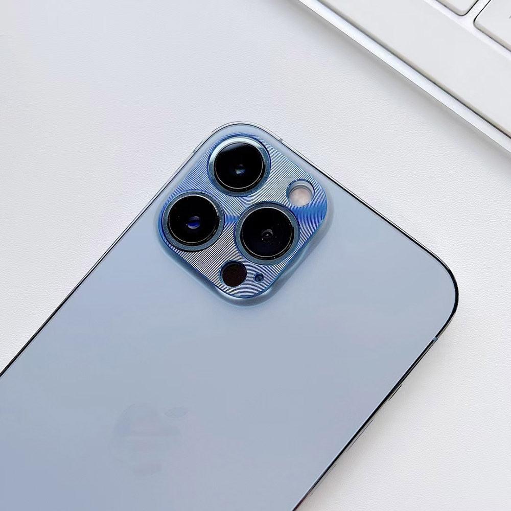 CD Texture Metal Camera Lens Frame For Iphone 14 Plus 13 Pro Max 12 Pro Max 11 Pro Max 12 Pro Camera Lens Screen Protector Camera Lens Protector Ring Cover Anti-Fall Not easy to fall 360 Degree Protection by Stevvex