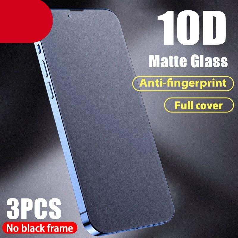 Full Cover Matte Screen Protector for iPhone 13 Pro 12 Mini 11 Tempered Glass On iPhone 12 11 pro X XS Max XR Protective Glass HD Tempered Glass Anti Scratch Screen Protector by Stevvex