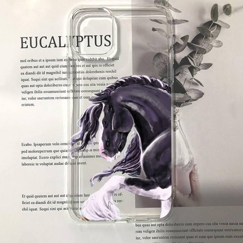 Beauty Horse Phone Case For Iphone 13 11 12 Pro Xs Max 8 7 6 6s Plus X 5s Se 2020 Xr Case Slim Profile Cute Printed Designer Snap On Case by Stevvex