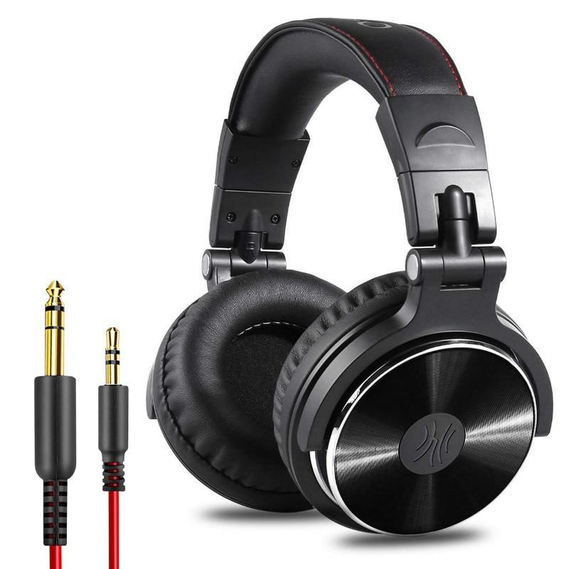 Proffesional Studio Luxury STEVVEX  Headphones Hifi Studio DJ Headphone Wired Monitor Music Gaming Headset Earphone For Phone Computer PC With Mic