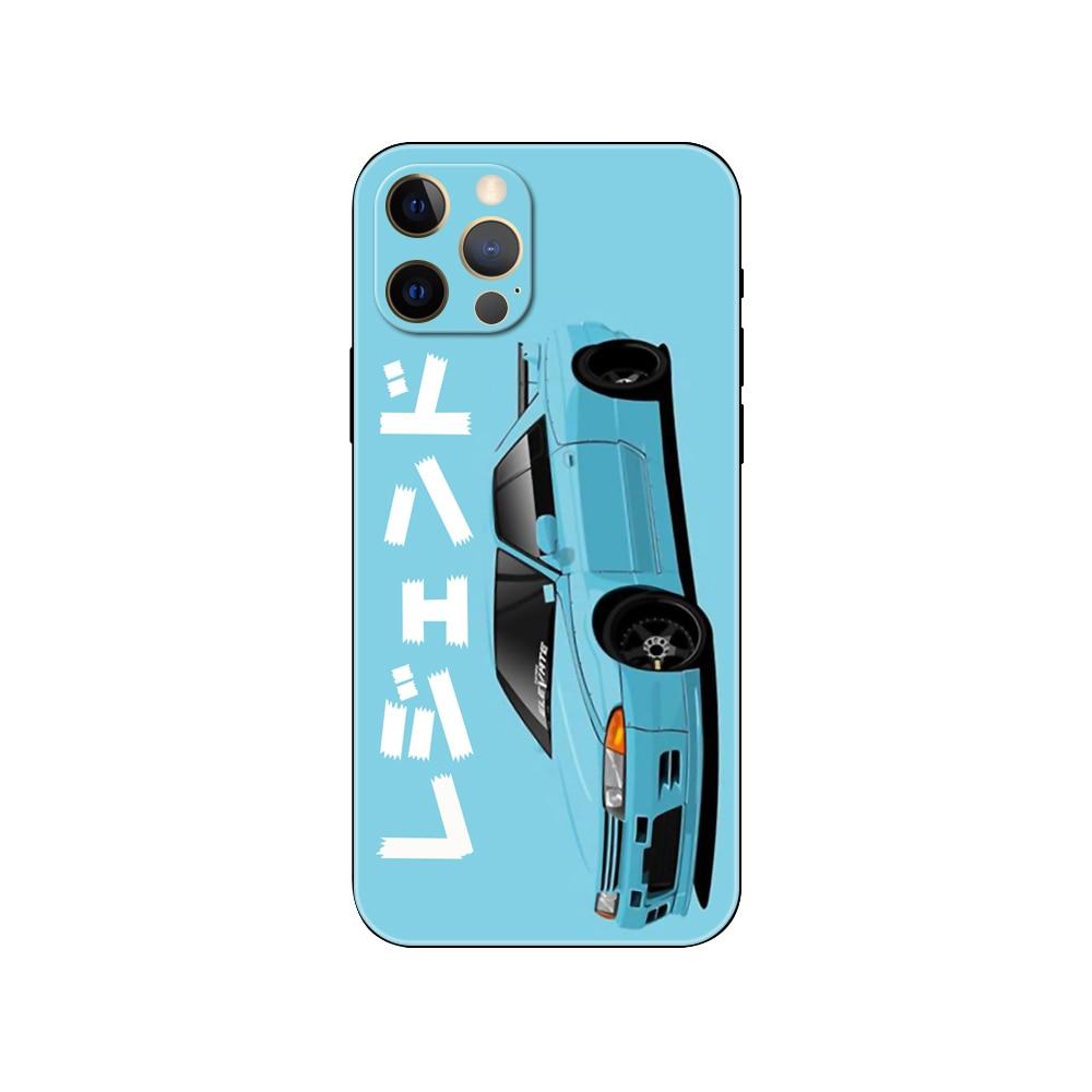 Black Phone Case Mask for iphone 5 5s se 2020 6 6s 7 8 plus x 10 XR XS 11 12 mini pro MAX Back Cover Sports Car Transparent Phone Case Silicone Back Cover For iPhone by Stevvex